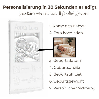 Online-Konfigurator für personalisierte Babygeschenke Pravur.