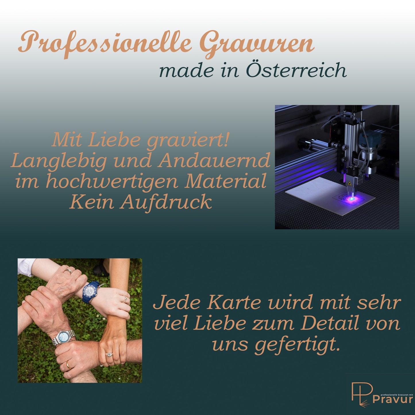 Personalisierte Geburtstagskarte schwarzes Glas mit Gravur